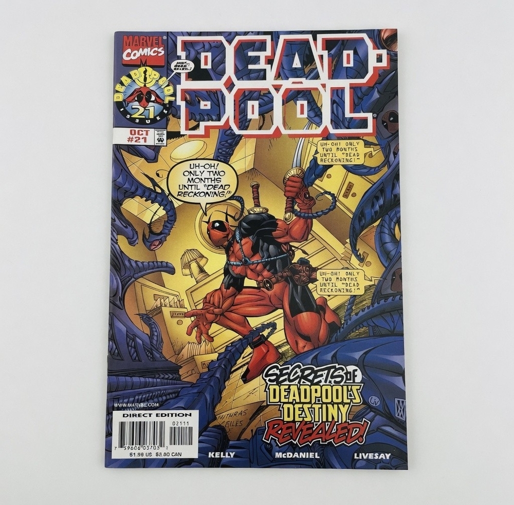 Marvel Comics Deadpool #21 Oct 1998 Secrets of Destiny Kelly McDaniel NM New
